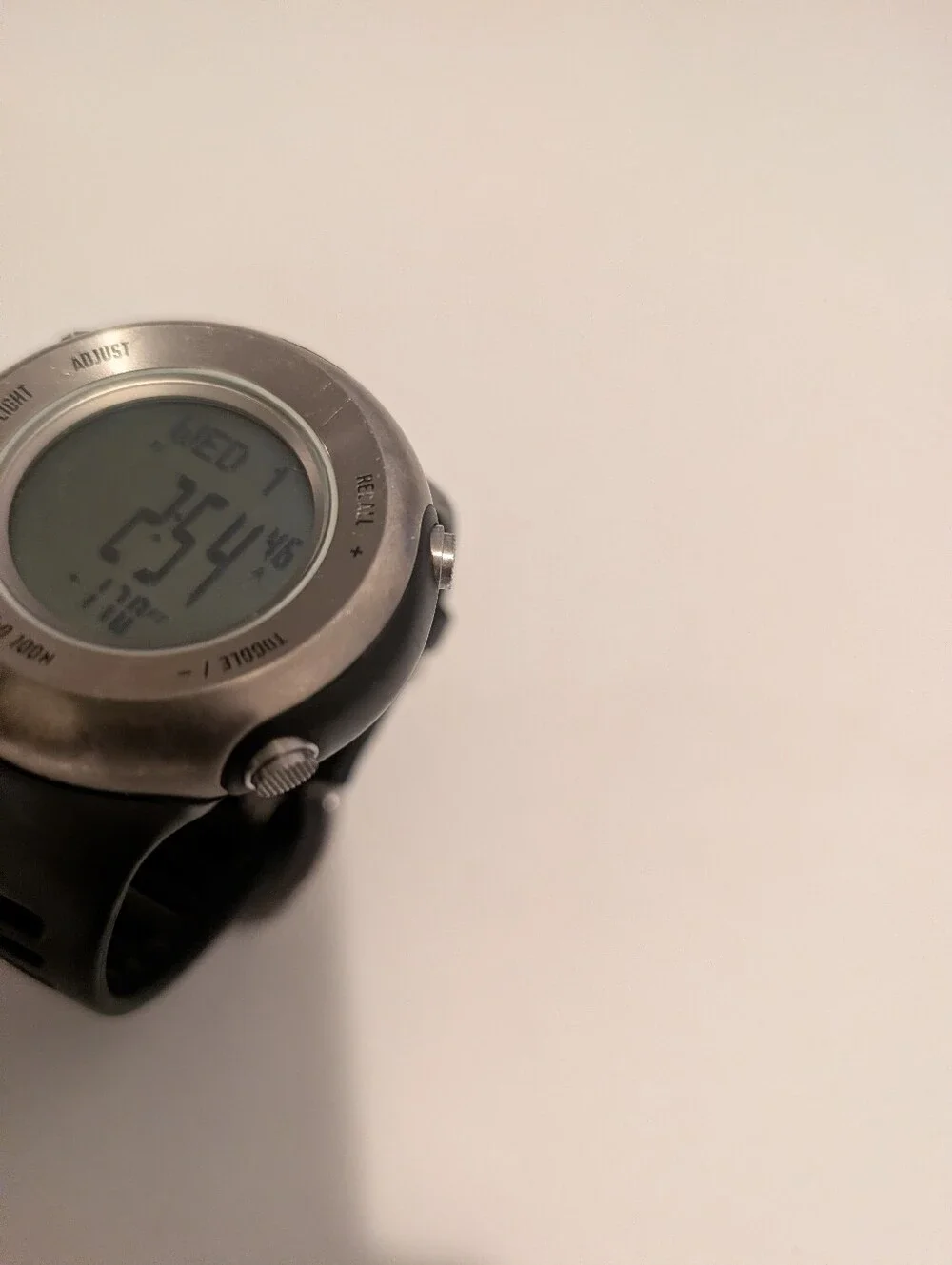 NIKE Titanium Lance Armstrong Watch WA0020. Men's Compass. Alarm. Altimeter